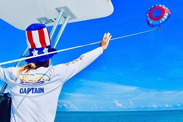 Parasailing at Smathers Beach in Key West