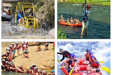 Full Day Rafting, Buggy Safari and Zipline from Side