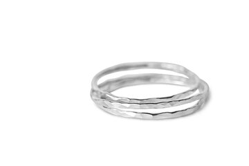 Sterling Silver Set of 3 Stacking Ring Class in Puerto Viejo