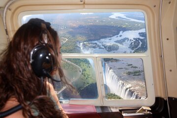 Helicopter Flight over the Victoria Falls