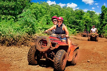 Cancun ATV Jungle Adventure, Ziplines, Cenote and Tequila Tasting