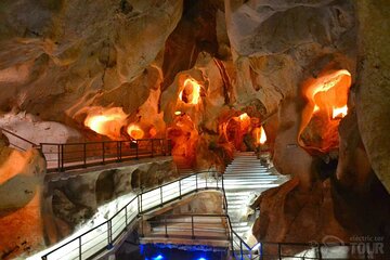 Visit The Caves of the Treasure by electric car in Malaga