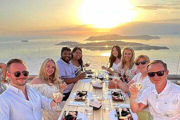 Santorini Wine Adventure in 3 Wineries with Wine Tastings, Sunset