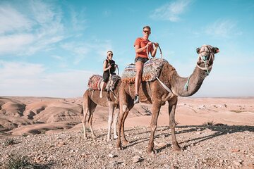 Marrakech: Agafay Desert Camel Tour Sunset‚ Dinner and Fire Show