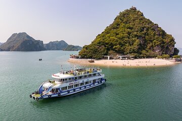 Dragon King Cruise Luxury Day Tour in Halong from Hanoi Transfer