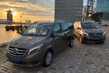 Private transfers from or to Amsterdam (AMS) Airport Schiphol.