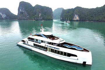 Ha Long Symphony Cruise Luxury Day Tour from Harbor with Pick up