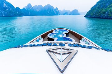 Top Vip 5 Star Day Cruise in Halong Bay with Sunbeds and Jacuzzi