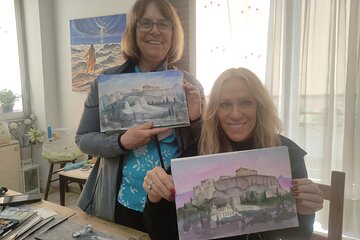 workshop for painting acropolis/landscape with local artist