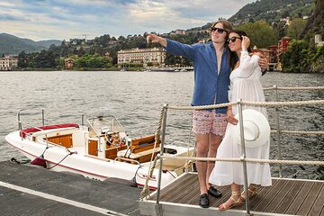 3 hours Lake Como private boat tour and photo shoot