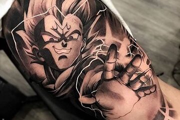 Japanese Anime Manga Tattoo Session Dragon Ball One Piece Pokemon