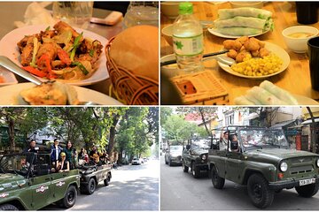 Hanoi Jeep Tours Led By Women: Hanoi Foodie By Vintage Jeep 