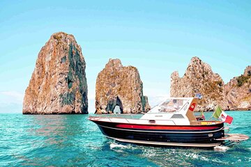 From Sorrento: 3 Hour Tour to Capri and Blue Grotto with Swimming