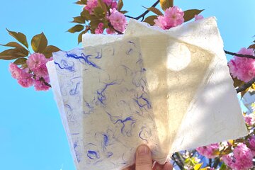 Authentic Handmade Washi Paper Making Workshop in Ueno