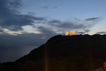 Sunset on Poseidon Temple Private Tour
