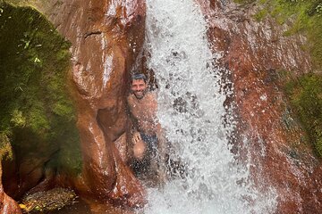 Chasing waterfalls combo with Volcanic activity Hot springs 