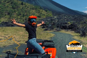 Tour to the foothills of the volcano on ATV