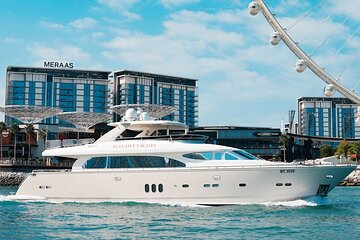 Dubai Harbour Luxury Yacht Tour with BBQ & Drinks 