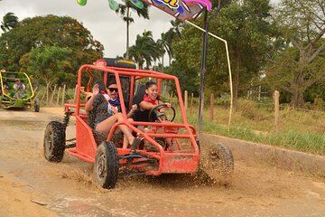 Punta Cana Buggy Beach Macau and Cave Taina/Safari Shuttle