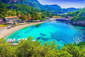 Corfu Shore Excursion with Beach Retreat or Boat Cave Trip