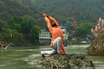 Morning Walk and Yoga Session by the Ganges in Rishikesh