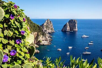 One-day private boat tour of the island of Capri