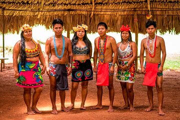 Private 6 hour Tour to Embera Community and Chagres Panama Native