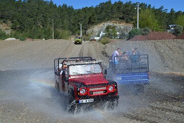 Marmaris Jeep Safari, Waterfall, Jesus Beach and Water fight