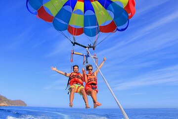 Sky-High Parasailing Fun Above Hurghada's Red Sea Waters