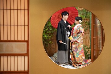 Tokyo Kimono Experience @Japanese-Style Studio near by Happo-en