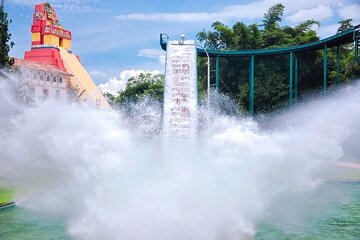 Amusement Parks Xetulul and Xocomil from Antigua or Guatemala .