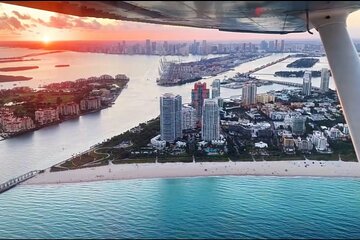 South Beach Miami Aerial Tour : Beaches, Mansions and Skyline