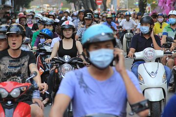 Ho Chi Minh Highlights Tour on Back of Motorbike Tour Half Day