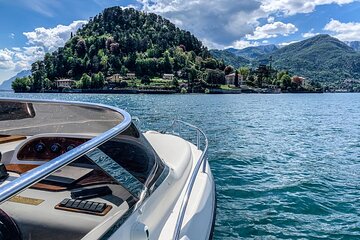 Private guided speedboat cruise on Lake Como from 1H to 4H