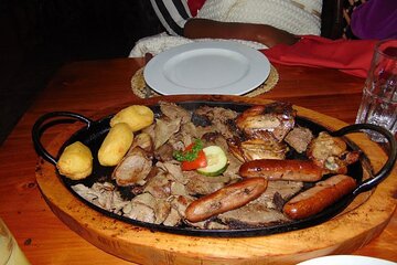 Lunch at Carnivore Restaurant in Nairobi