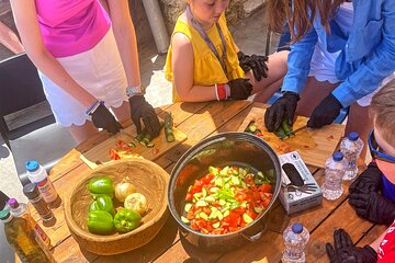 Shared Group Cooking Class at Home of Mykonian Family in Mikonos