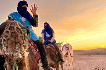 Agafay Sunset Tour with Camel Ride and Tea in a Nomad’s Tent