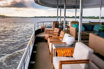 Lunch Cruise on the Zambezi River above the Victoria Falls