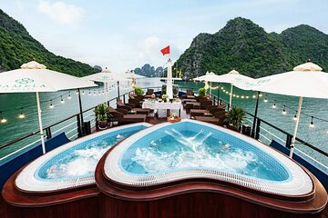 Pamela Halong Bay 5 Star Cruise with Jacuzzi Pool and Transfer