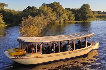 Luxury Sunset Boat Safari above the Victoria Falls