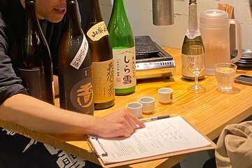 Sake Tasting and Japanese Calligraphy Experience