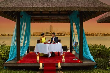 Romantic Cabana Dinner by the Beach Dubai