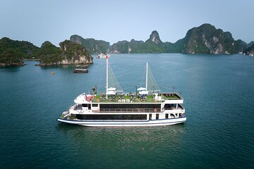 Arcady 5 Star Halong Day Cruise: Buffet Lunch and Sunset Party