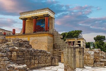 Knossos Palace Excursion from Chania free time at Heraklion city.