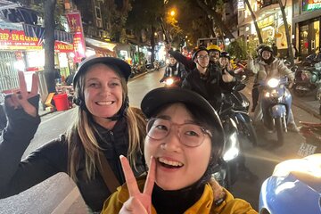 Scooter Sightseeing & Food Tasting Adventure - Hanoi 4 hours