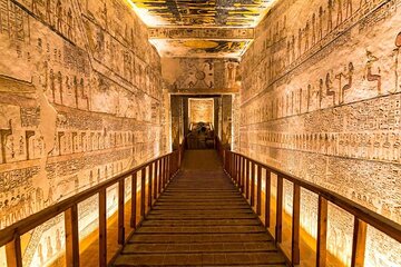 From Hurghada:Luxor 2days Tour Nobles Tombs Ramesseum Temple&More