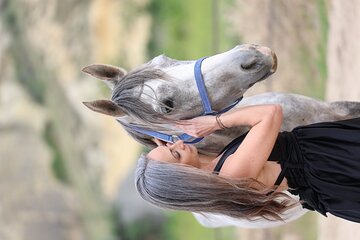 Horse Back Riding in Cappadocia with hot air balloons 