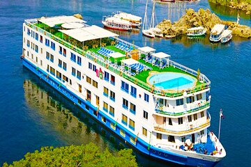 4Day Nile Cruise Itinerary: Aswan to Luxor,Abu Simbel and Balloon