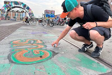 Urban Adventures Amsterdam Bike Tour, Graffiti and Magnet Fishing