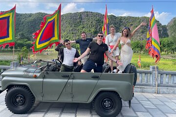 Ninh Binh Jeep Tour Start from Hanoi by Jeep and Boat 